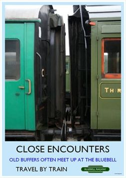 Heritage Rail Poster - Close Encounters - Bluebell Railway