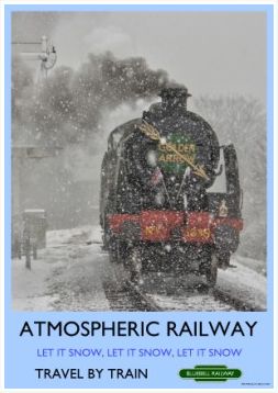 Heritage Rail Poster - Atmospheric Railway - Bluebell Railway