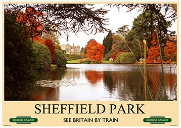 Heritage Rail Poster - Sheffield Park - Bluebell Railway