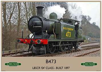 Heritage Rail Poster - B473 Birch Grove - Bluebell Railway
