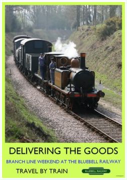 Heritage Rail Poster - Delivering the Goods - Bluebell Railway